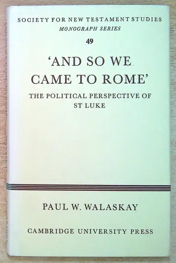 Cover of 'And so we Came to Rome '