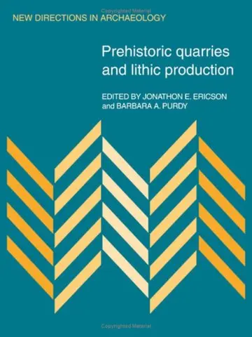 Cover of Prehistoric Quarries and Lithic Production