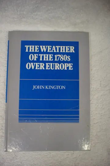 Cover of The Weather of the 1780s Over Europe