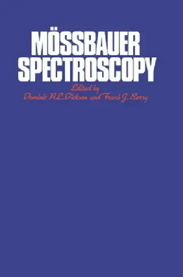 Cover of Mossbauer Spectroscopy