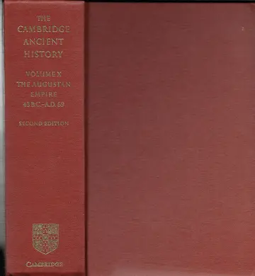 Cover of The Cambridge Ancient History