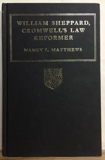 Cover of William Sheppard, Cromwell's Law Reformer