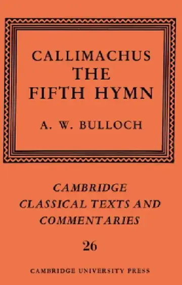 Cover of Callimachus