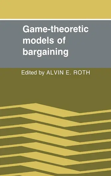 Cover of Game Theoretic Models to Bargaining