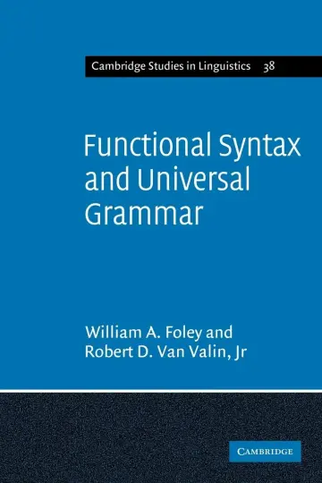 Cover of Functional Syntax and Universal Grammar