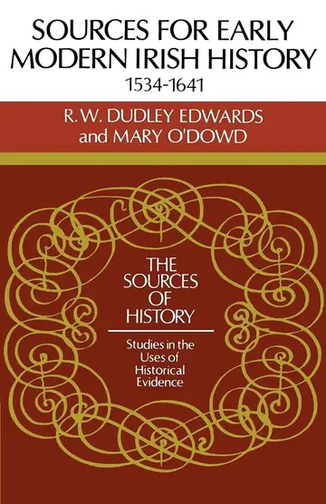 Cover of Sources for Modern Irish History 1534–1641