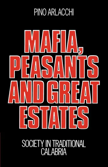 Cover of Mafia, Peasants and Great Estates