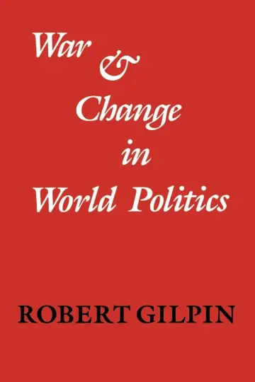 Cover of War and Change in World Politics