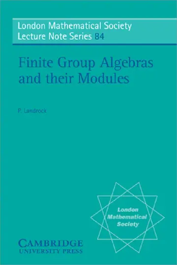 Cover of Finite Group Alegebras and Their Modules