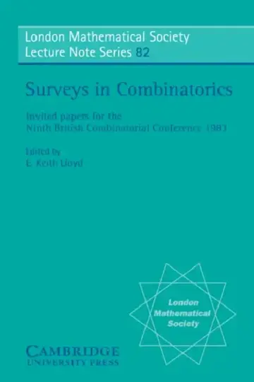 Cover of Surveys in Combinatorics