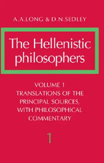 Cover of The Hellenistic Philosophers