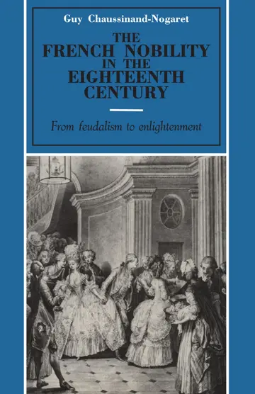 Cover of The French Nobility in the Eighteenth Century