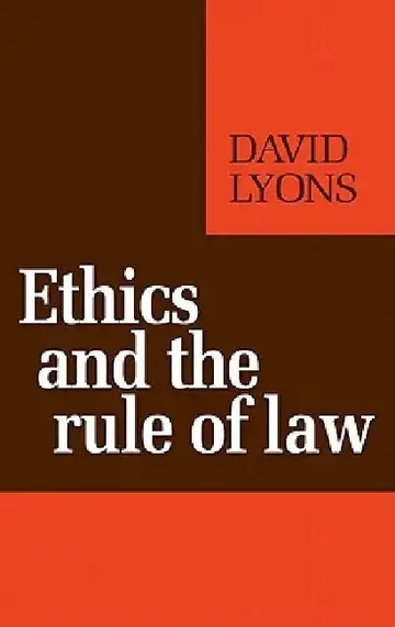 Cover of Ethics and the Rule of Law