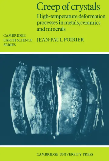 Cover of Creep of Crystals