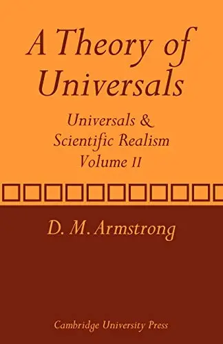 Cover of A Theory of Universals