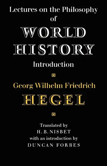 Cover of Lectures on the Philosophy of World History