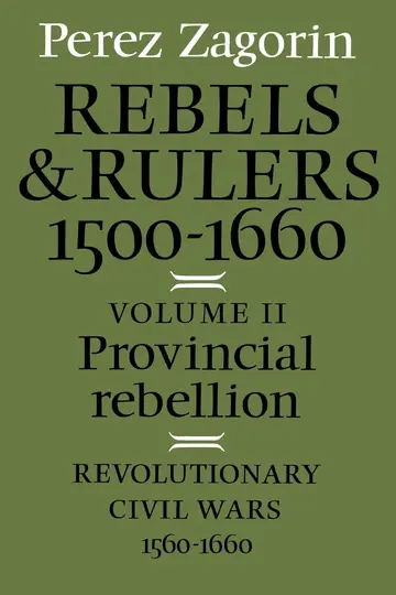 Cover of Rebels and Rulers, 1500–1660