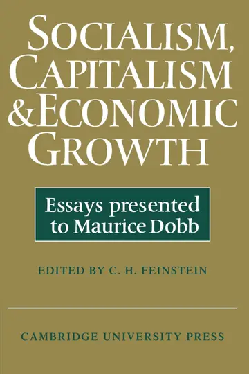Cover of Socialism, Capitalism and Economic Growth