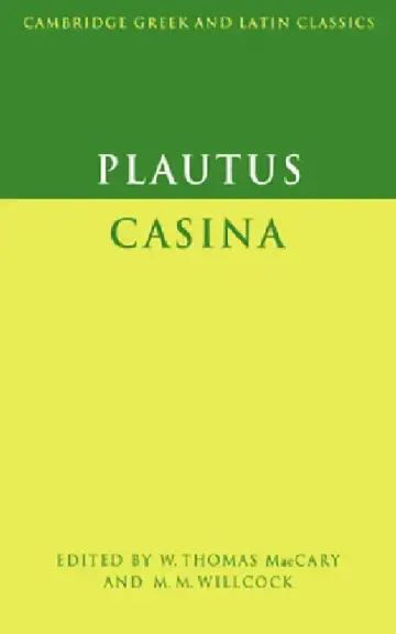 Cover of Plautus