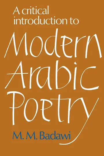 Cover of A Critical Introduction to Modern Arabic Poetry