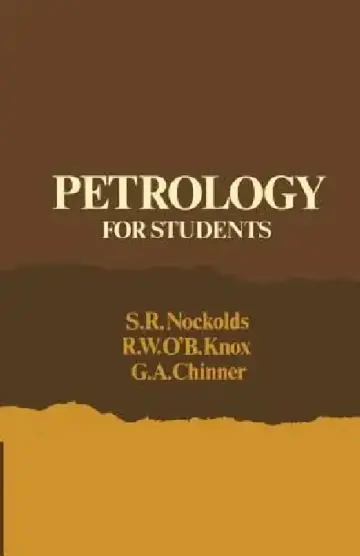 Cover of Petrology for Students