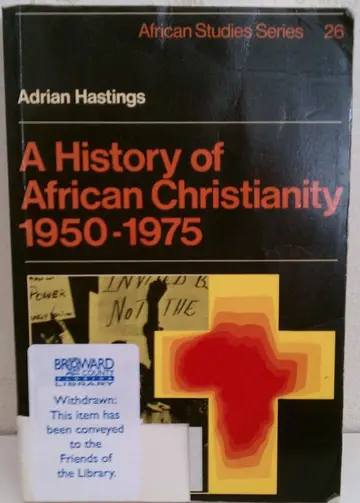Cover of A History of African Christianity 1950–1975