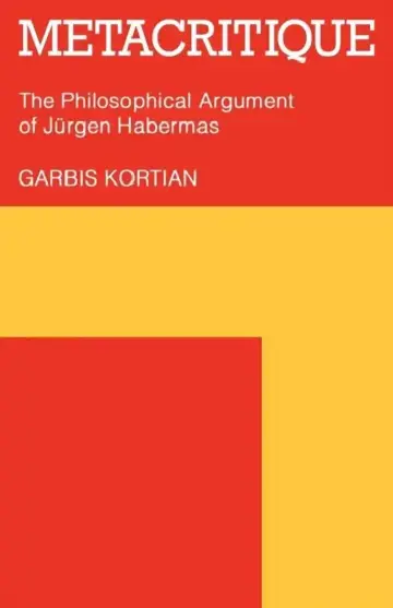Cover of Metacritique