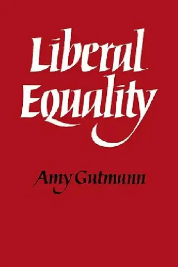 Cover of Liberal Equality