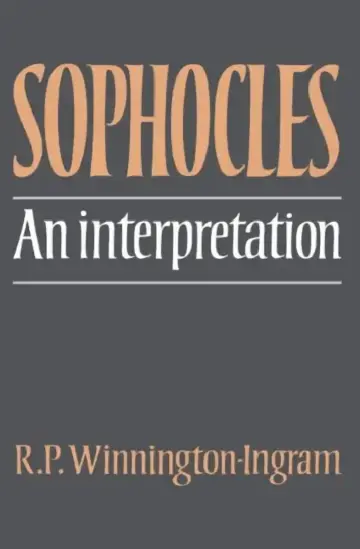 Cover of Sophocles