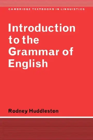 Cover of Introduction to the Grammar of English
