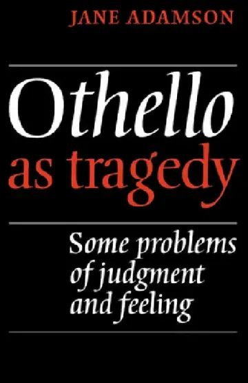 Cover of Othello as Tragedy