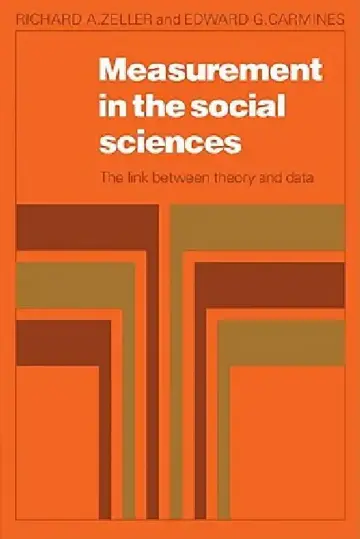 Cover of Measurement in the Social Sciences