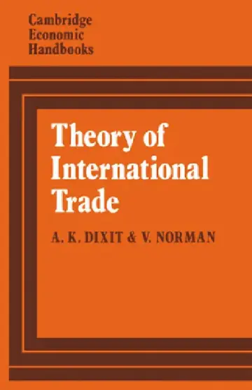 Cover of Theory of International Trade