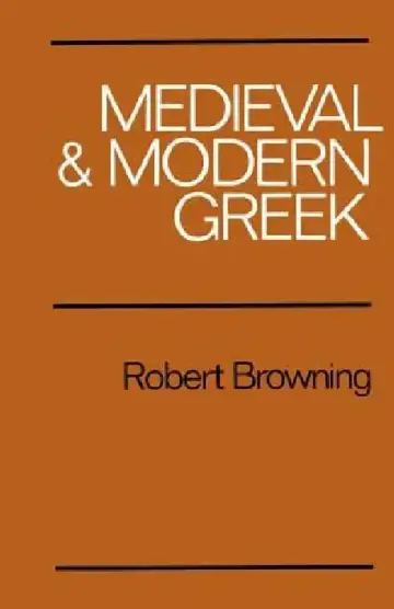 Cover of Medieval and Modern Greek