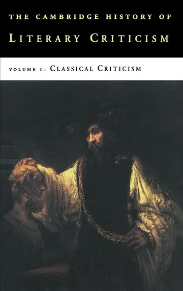 Cover of The Cambridge History of Literary Criticism