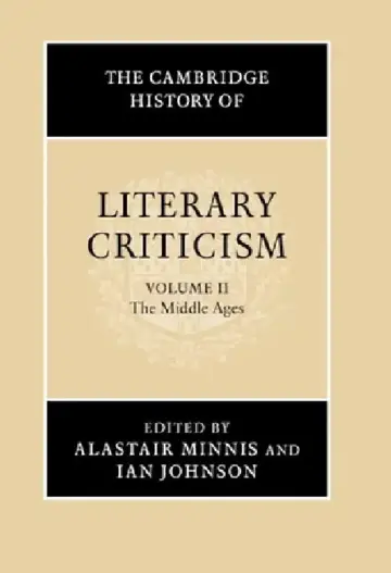 Cover of The Cambridge History of Literary Criticism
