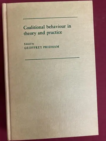 Cover of Coalitional Behaviour in Theory and Practice