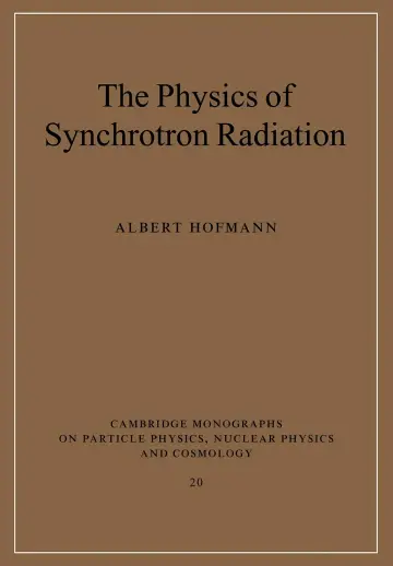 Cover of The Physics of Synchrotron Radiation