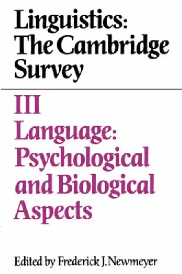 Cover of Linguistics