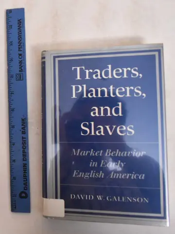 Cover of Traders, Planters and Slaves