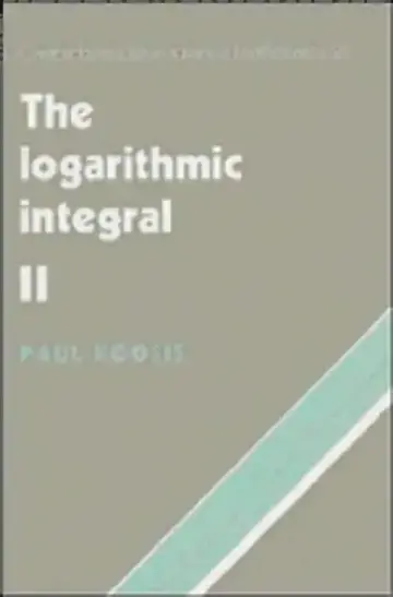 Cover of The Logarithmic Integral