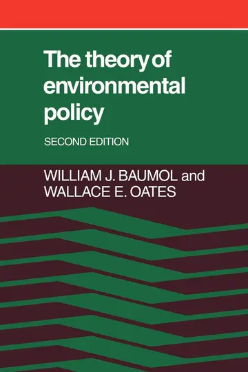 Cover of The Theory of Environmental Policy