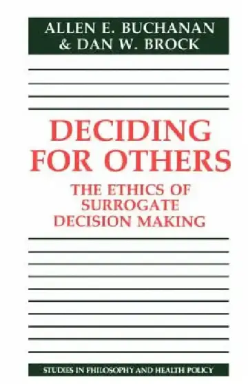 Cover of Deciding for Others