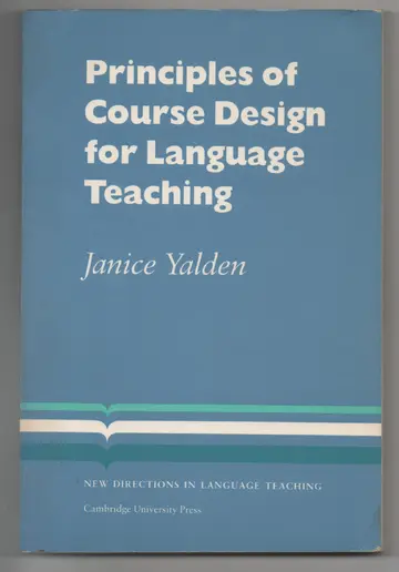 Cover of Principles of Course Design for Language Teaching