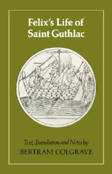 Cover of Felix's Life of Saint Guthlac
