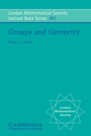 Cover of Groups and Geometry