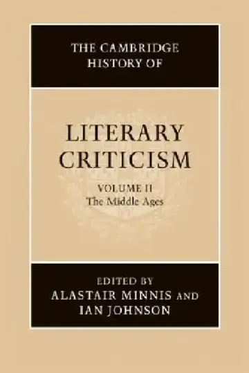 Cover of The Cambridge History of Literary Criticism