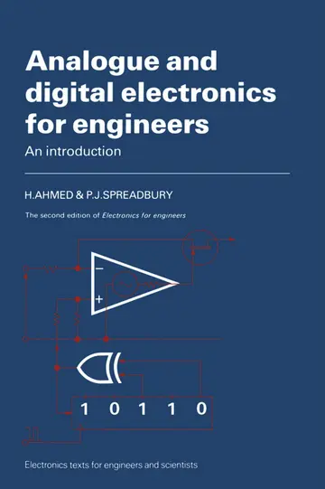 Cover of Analogue and Digital Electronics for Engineers