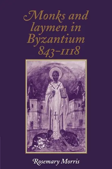 Cover of Monks and Laymen in Byzantium, 843–1118