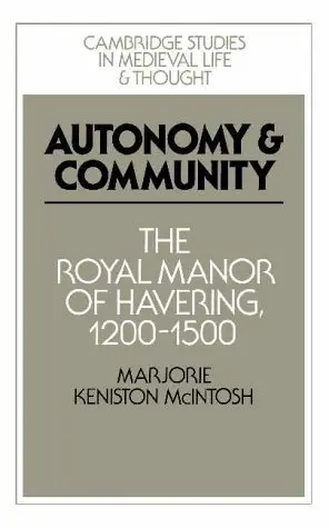 Cover of Autonomy and Community